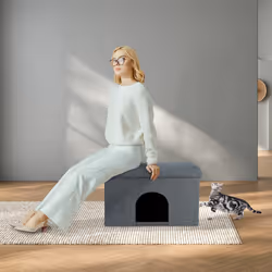 Relaxdays 10047389 cat house