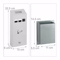 Relaxdays 10047887 ashtray - Additional view 4