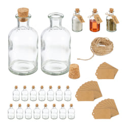 Relaxdays 10048671_683 Universal container 0.125 L Glass