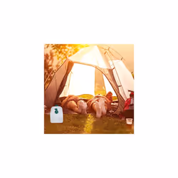 Water Canister with Tap, 15 litres, Camping Container, BPA-Free Plastic, Wide Opening, Handle, White/Green, 80% 10%, 38x22x39 cm
