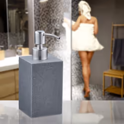 Relaxdays 10031062_111 soap dispenser 300 L Grey, Silver