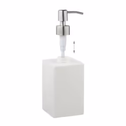 Relaxdays 10031062 soap dispenser 300 L Stainless steel, White