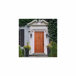 Antique Knocker, Cast Iron, Embellished Knocking Ring, For Front Door, HxWxD: 13 x 9.5 x 2 cm, Bronze/Black