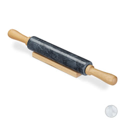 Relaxdays 10028837_46 Marble, Wood Smooth surface 480 mm