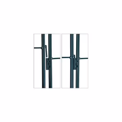 Relaxdays Trellis Set of 2, Metal, 180 x 50 cm, Garden Climbing Aid, Vintage, Curved, Interlocking, Dark Green - Additional view 5