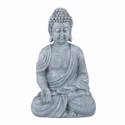 Relaxdays 10025658_940, Grey, Polyresin, Buddha, 1 pc(s), 180 mm, 110 mm