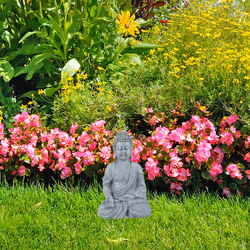 Relaxdays 10025658_940 decorative statue/figurine Grey Polyresin