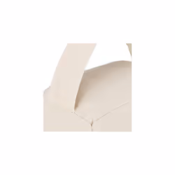 Doorstop, Modern Door Stop with Vintage Design and Handle, 18.5x14x10 cm, Floor Bumper, Beige, 18 x 14 x 10 cm