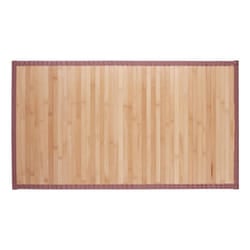 Relaxdays Bamboo Bath Mat