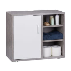Relaxdays 4-Compartment Bathroom Cabinet
