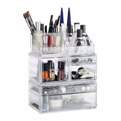 Relaxdays Acrylic Makeup Organizer 21 Compartments