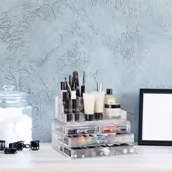 Relaxdays Makeup Organizer with 4 Drawers