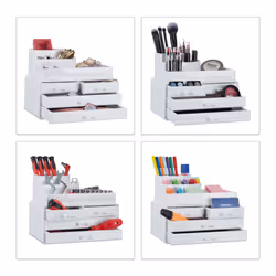 Relaxdays Makeup Organizer with 4 Drawers