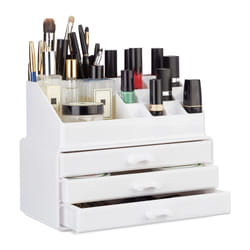 Relaxdays Makeup Organiser with 3 Shelves