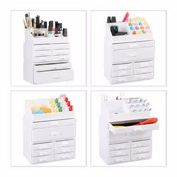 Relaxdays Makeup Organizer with 8 Drawers
