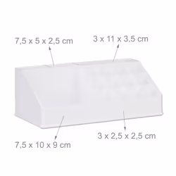 Relaxdays Makeup Organizer with 4 Drawers