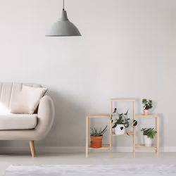 Relaxdays Wooden Flower Ladder Rack