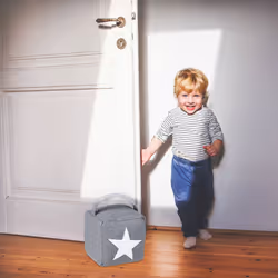 Relaxdays 4052025951412 door stop Grey, White Polyester, Sand
