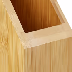 Relaxdays Standing Bamboo File Holder