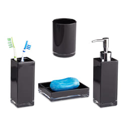 Relaxdays Bath Accessories Set of 4