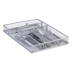 Relaxdays Metal Mesh Cutlery Tray L