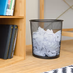 Relaxdays Round Mesh Frame Waste Basket