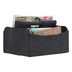 Relaxdays Felt Newspaper Basket