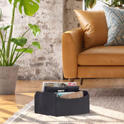 Relaxdays Felt Newspaper Basket
