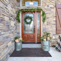 Relaxdays 10021902 Top doormat Outdoor Rectangular Black, Grey