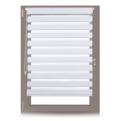 Relaxdays Double Blinds White