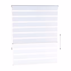 Relaxdays Double Blinds White - Additional view 4
