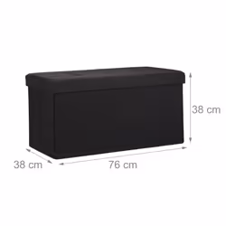 Relaxdays Folding Storage Bench