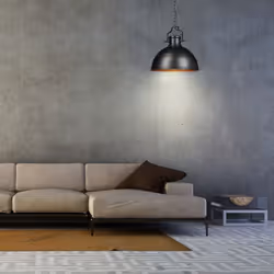 Relaxdays Large Industrial Look Pendant Light