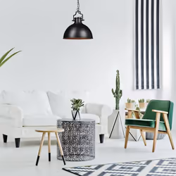 Relaxdays Large Industrial Look Pendant Light