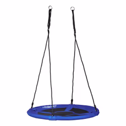 Relaxdays Round nest swing, Baby swing seat, Outdoor, 100 kg