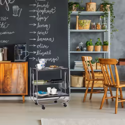 Relaxdays Foldable kitchen trolley