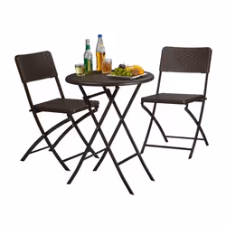 Relaxdays BASTIAN, Chair, Steel, Steel, 300 kg, 80 kg, Brown