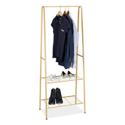 Relaxdays SANDRA coat rack Floorstanding Brown