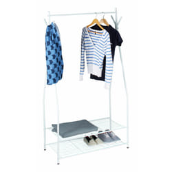 Relaxdays Clothing Stand with Shoe Shelf