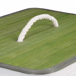Relaxdays Rectangular Bamboo Hamper