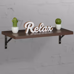 Relaxdays 10046089_49 shelf bracket Steel White 6 pc(s)