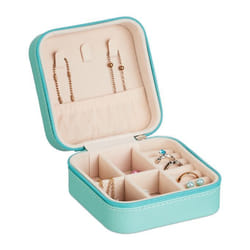 Relaxdays 10045730_56 Jewellery box Fibreboard, Plastic, Velvet