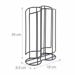 Relaxdays 10043839_46 32 capsules Iron Stainless steel