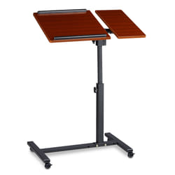 Relaxdays 10020396 laptop stand Black, Wooden