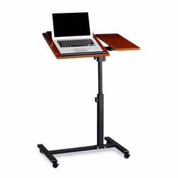 Relaxdays 10020396 laptop stand Black, Wooden