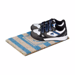 Relaxdays 10020207 Decorative doormat Indoor/outdoor Rectangular Beige, Blue