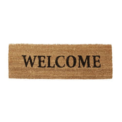 Relaxdays 10020176 Decorative doormat Indoor/outdoor Rectangular Black, Light brown
