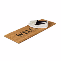 Relaxdays 10020176 Decorative doormat Indoor/outdoor Rectangular Black, Light brown