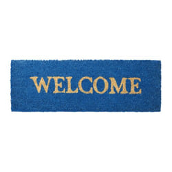 Relaxdays 10020176 Decorative doormat Indoor/outdoor Rectangular Light Blue, Light brown