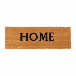 Relaxdays 10020173, Decorative doormat, Outdoor, Rectangular, Black, Brown, Pattern, Coconut
